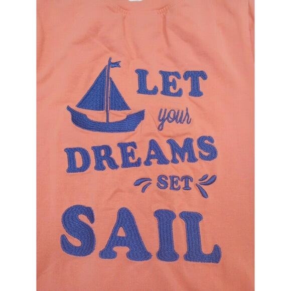 5 Little Britches Embroidered Dreams Set Sail Tee - Picture 5 of 7